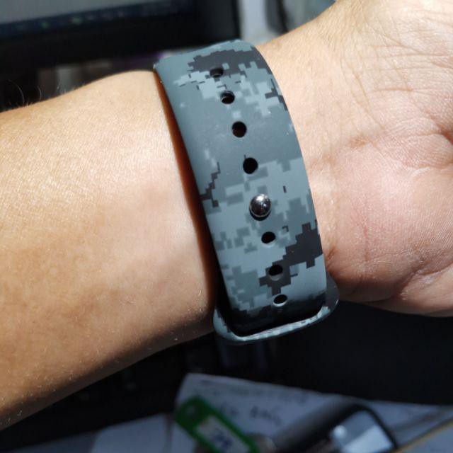 Dây đeo silicon họa tiết tùy chọn cho đồng hồ thông minh Fitbit Versa Lite Versa 2 Versa SE