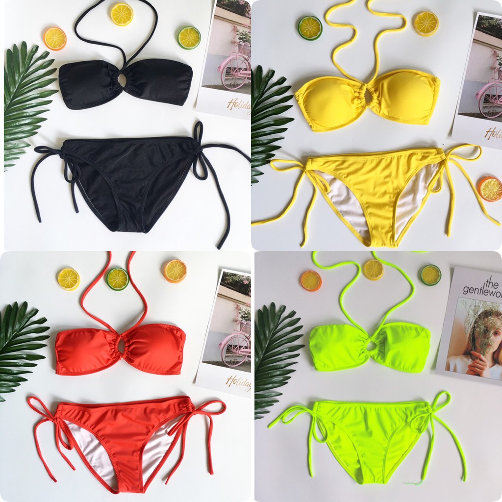 Bikini phối khoen ( 4 màu)