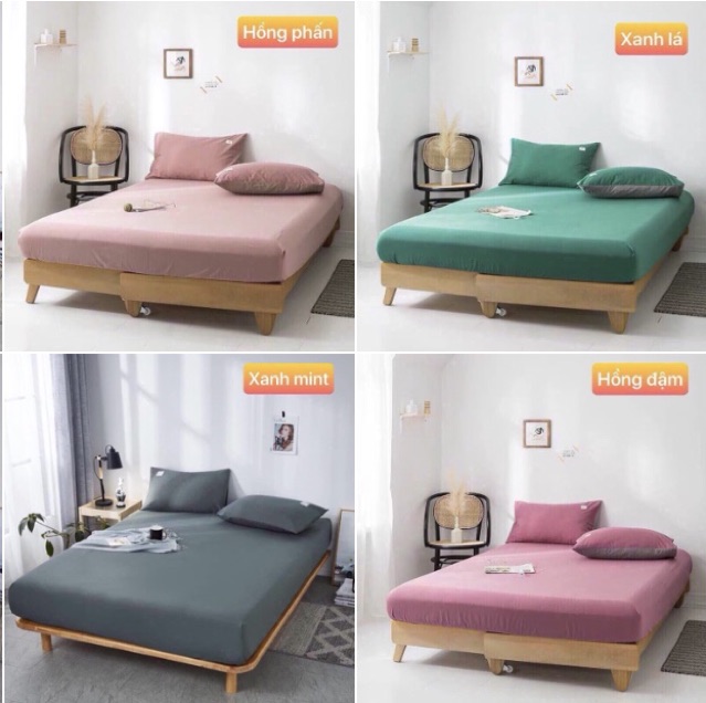 combo ga (drap) chun + 2 vỏ gối nằm cotton tc mềm mịn. nhắn tin để chọn mẫu (sét lẻ) | BigBuy360 - bigbuy360.vn