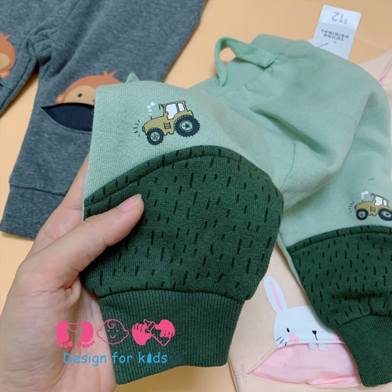 Quần nỉ quần dài xuất dư Young Original siêu đáng yêu cho bé