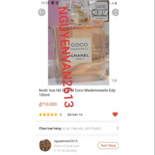 Nước hoa COCO INTENSE/MADEMOI.../N5/COCO ĐEN