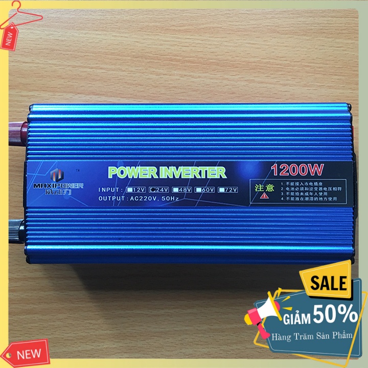 Bộ Kích Điện Inverter 1200W Nguồn 24V Chính Hãng