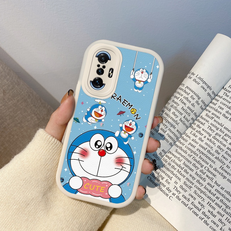Cartoon Doraemon Phone Case For Xiaomi Mi 11 Lite Mi 10 Mi 10s Redmi K30 K30 Ultra Redmi K40 Gaming Redmi K40 K40 Pro Poco F3 Cute Flower Animal Soft TPU Back Cover