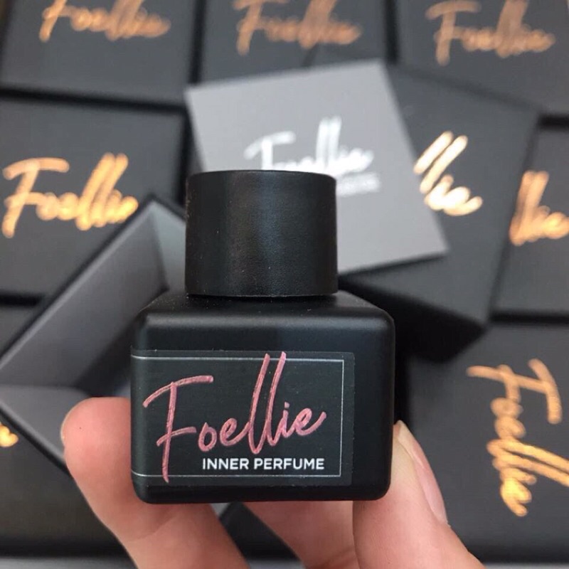 Nước hoa vùng kín hương thơm nồng nàn mãnh liệt Foellie Eau De Innerb Perfume 5ml - Bijou (chai đen) 5ml