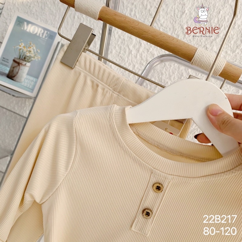 Bộ thun tăm lạnh Bernie cho bé từ 8-19kg-0523B045