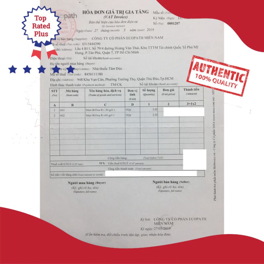 Men vi sinh BIFINA R 20 gói