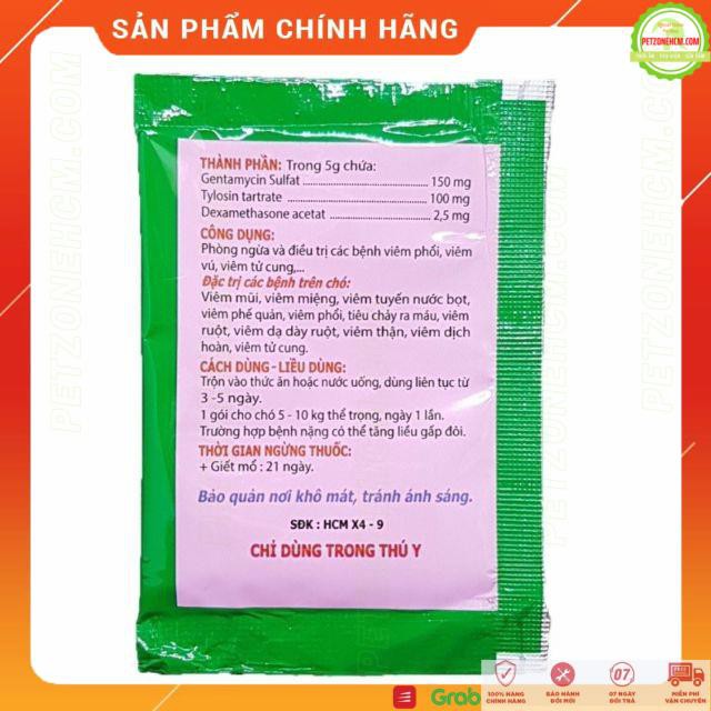 Combo Genta Tylo D dạng cốm dành cho chó mèo