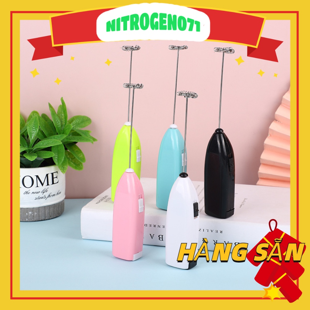 Nitrogen071 Máy Đánh Trứng, Tạo Bọt Cafe Mini Cầm Tay Tiện Lợi