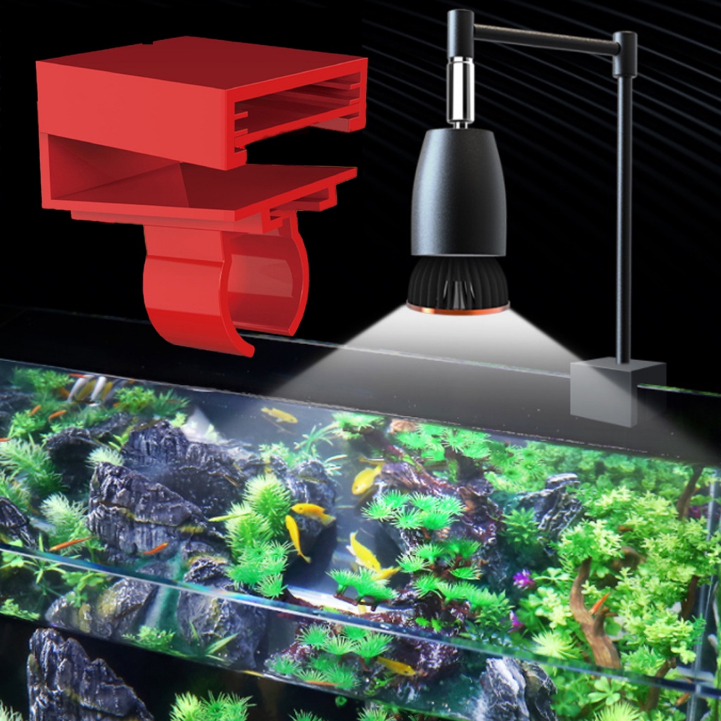 Yue.z Set 2 Đèn LED Kẹp Cố Định Bể Cá Dễ Lắp Đặt