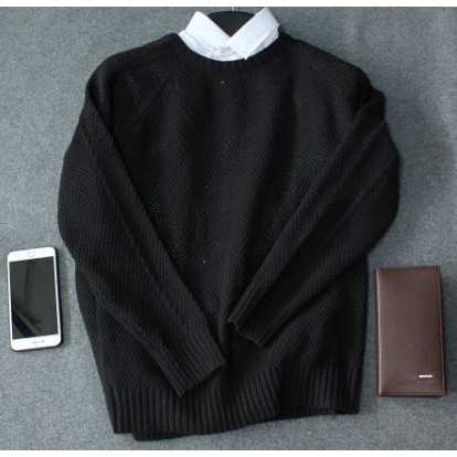 Áo LEN NAM CỔ TRÒN, Chất Len Mịn, Siêu Ấm, Dày Dặn, Chuẩn Dáng Slim Hàn Xẻng, Hàn Quốc, Korean Style