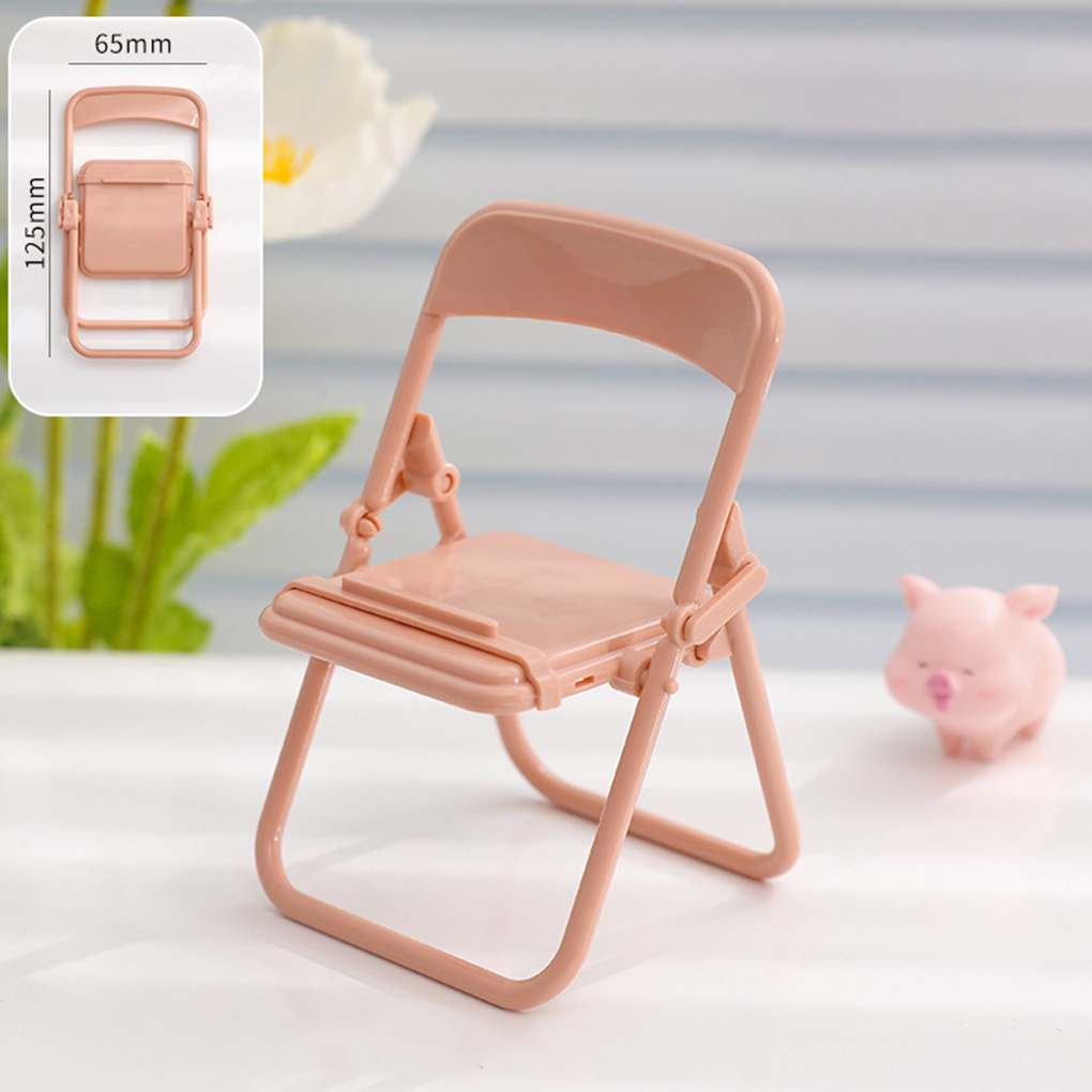 Phone Holder Foldable Cute Cartoon Stand Plastic Desktop Decoration Bracket Household Office Support Gifts Smartphone