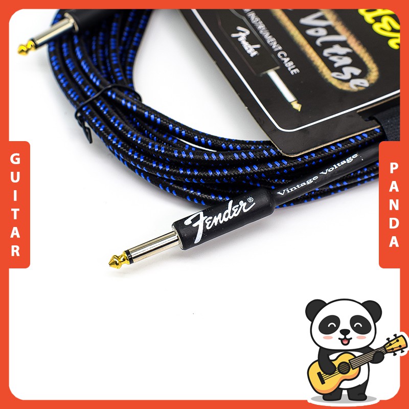 Dây Line Jack Âm Thanh Cắm Đàn Guitar Ra Loa 6 Ly Fender Dài 3m 6m | Guitar Panda