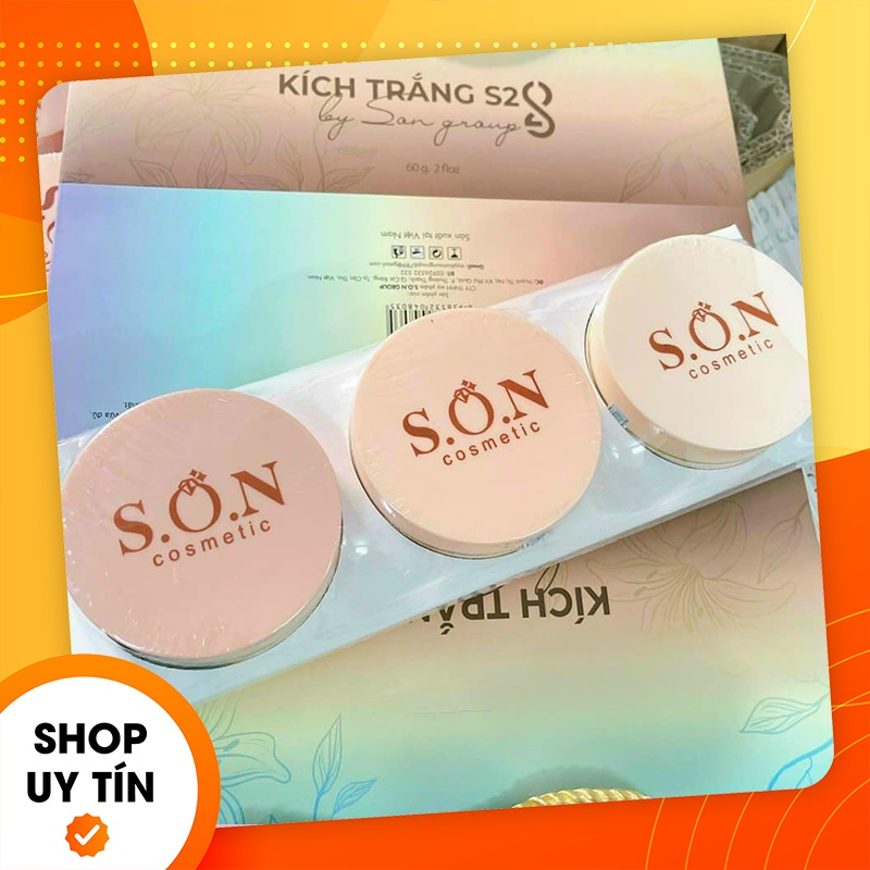 [Chính hãng] Combo kem kích trắng tam sắc S2 SON - Mỹ phẩm S.O.N - 8938532048034