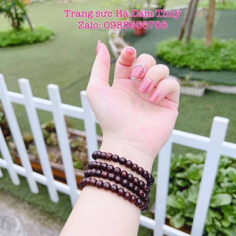 Vòng trầm hương 108 hạt mix Charm Hồ Ly Tình Duyên Tài Lộc 🍀🍀🍀