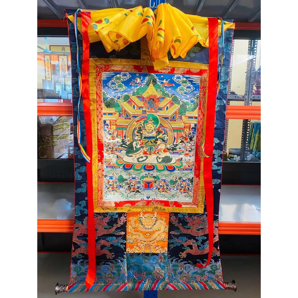 [PBMC]Thangka thêu 1.3m - Gấm Tây Tạng