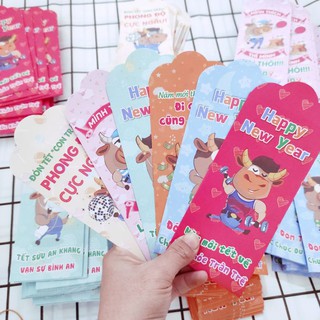 Set 50 bao lì xì Tết 2021 đủ mẫu