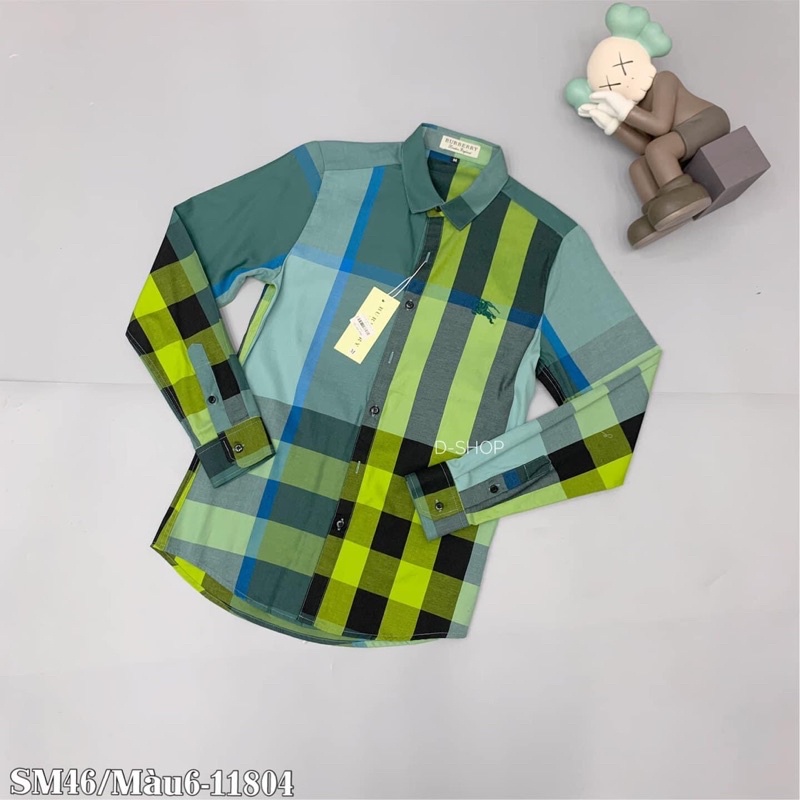 Sơ Mi nam Bubbery kẻ truyền thống