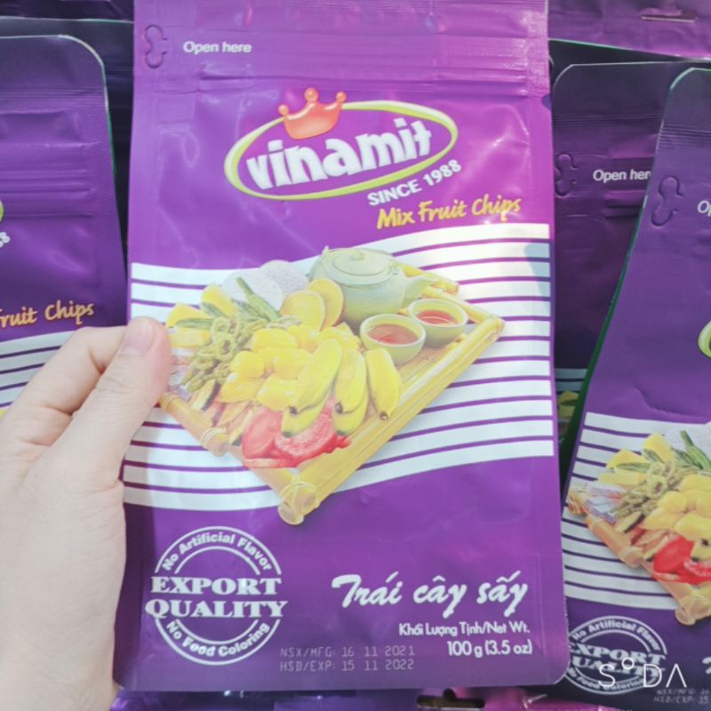 Trái cây sấy thập cẩm Vinamit 100g