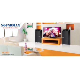 Loa Soundmax AK800 - 2.0, Bluetooth (Hàng chính hãng)
