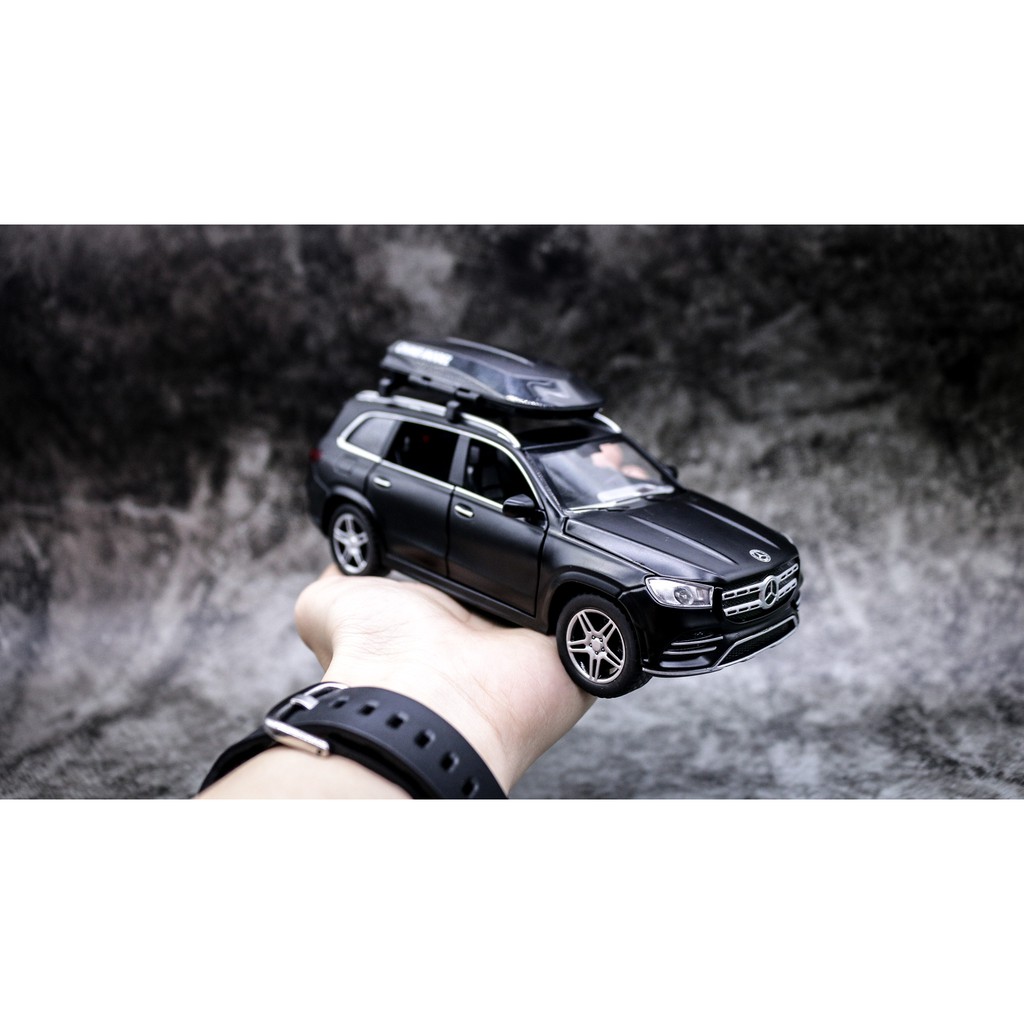 MÔ HÌNH XE MERCEDES GLS-580 CÓ MUI BLACK 1:32 ALLOY 7441