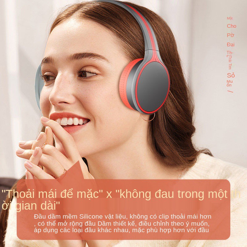 Tai Nghe Bluetooth Không Dây Tai Nghe Chất Lượng Cao Cho Điện Thoại Máy Tính Đa Năng Âm Nhạc Trò Chơi Thể Thao Bass Tai 