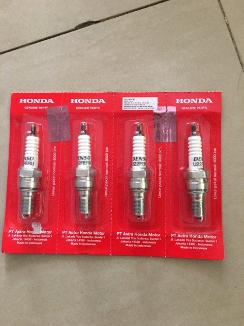 Bugi Denso U22FER9 Honda tay ga  AB2010 Click 110 indo 100%