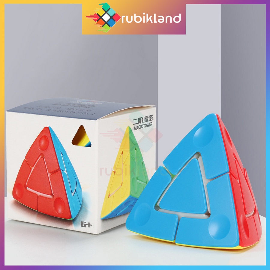 Rubik Pyraminx Duo Cube Rubic Tam Giác Biến Thể Đồ Chơi Trí Tuệ Trẻ Em