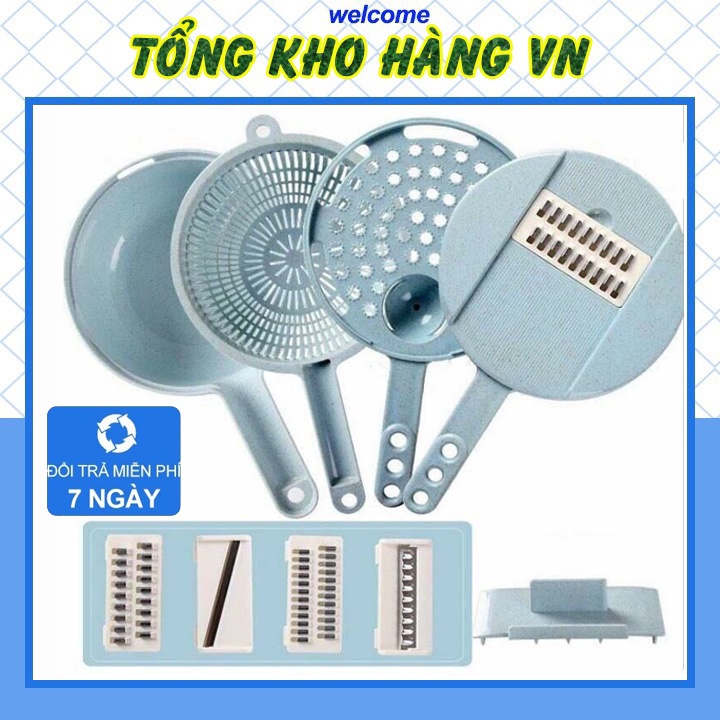 Bộ dụng cụ nạo rau củ quả lúa mạch đa năng-đồ nạo củ-cắt gọt rau - dụng cụ nạo 2021