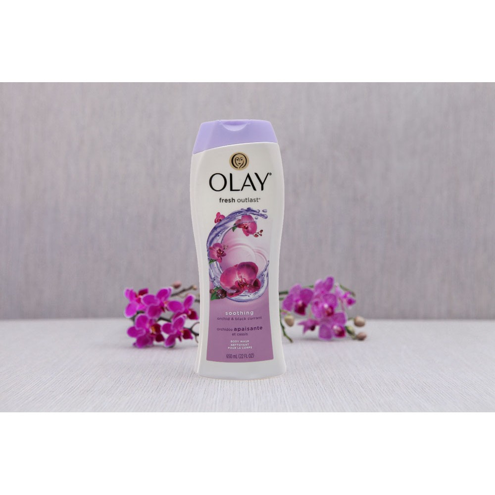 Sữa Tắm Olay Soothing Orchid & blackcurrant 650ml | BigBuy360 - bigbuy360.vn