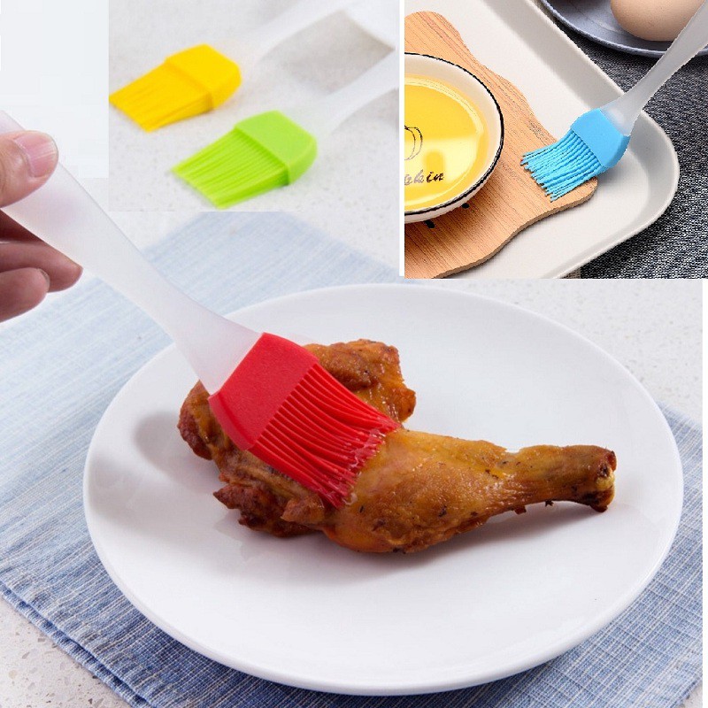 Cọ Chổi Phết Quét Bơ Dầu Mỡ Bằng Silicon Chịu Nhiệt Dùng Để Phết Bơ Dầu Mỡ Lên Mặt Bánh Và Các Loại Đồ Nướng