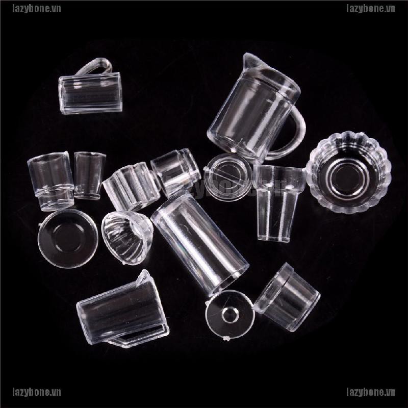 Set 10-15 Món Đồ Chơi Gồm Đĩa / Cốc / Cốc Cho Búp Bê