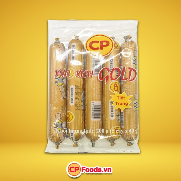 Xúc xích Gold CP gói 5 cây x 40g