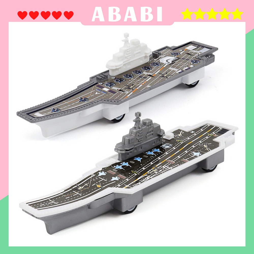 Đồ chơi cho bé ABABI xe đồ chơi tàu sân bay nhựa ABS cao cấp cho bé từ 1 2 3 4 5 tuổi giúp trẻ em năng động XMH014