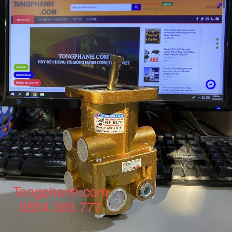 Tổng phanh xe tải hoàng huy, cửu long mặt quỷ