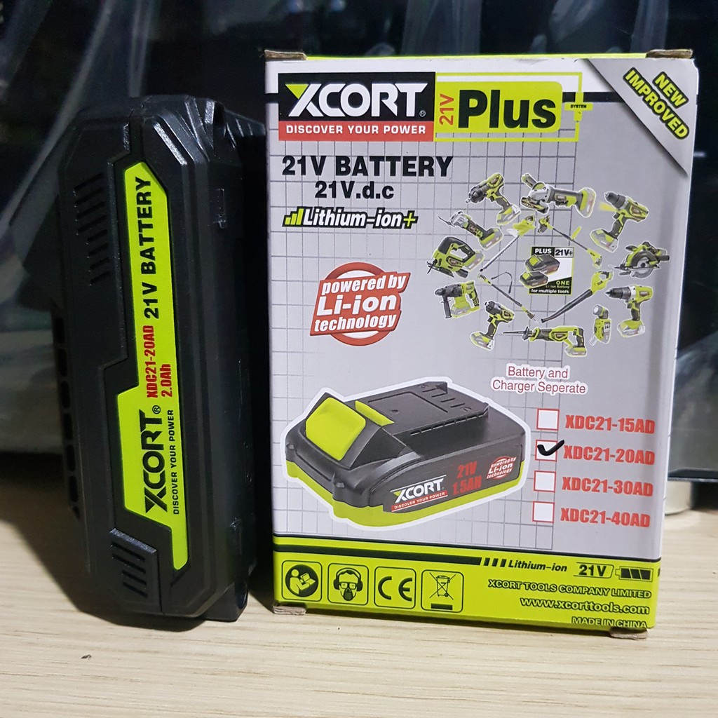 Pin 20V max XCORT Pin máy cầm tay bảo hành chính hãng 12 tháng