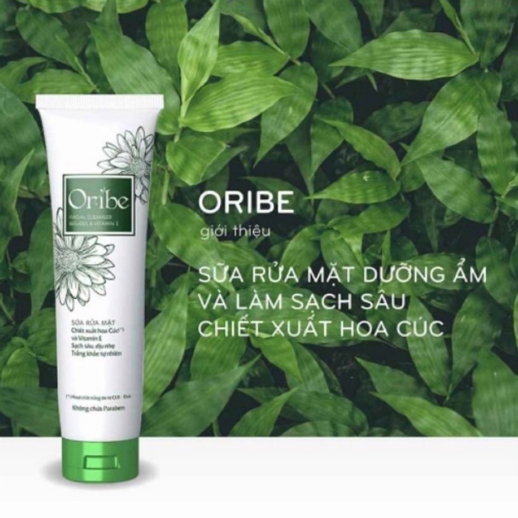 [Quà 10k]Sữa Rữa Mặt ORIBE, Sạch Sâu Dịu Nhẹ, Trắng Khỏe Tự Nhiên, Bảo Vệ Da Mặt