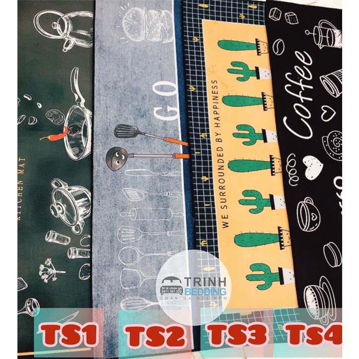 THẢM HOẠ TIẾT 40x120cm dày chống trượt