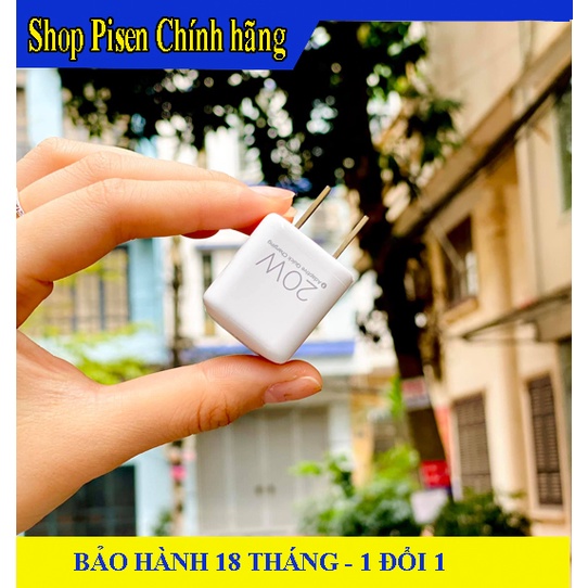 (Chính hãng) - Sạc PISEN QUICK Teeny PD 20W-TS-C136 - Sạc nhanh - Siêu nhỏ - Bảo hành 18 tháng