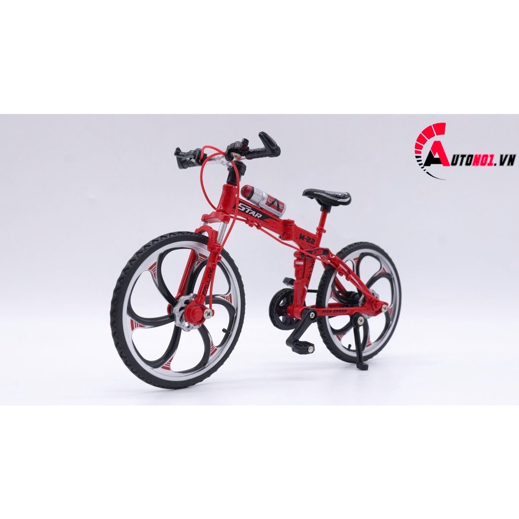 MÔ HÌNH XE ĐẠP THỂ THAO SƯỜN GẤP RED 1:8 DIECAST MODEL 7740