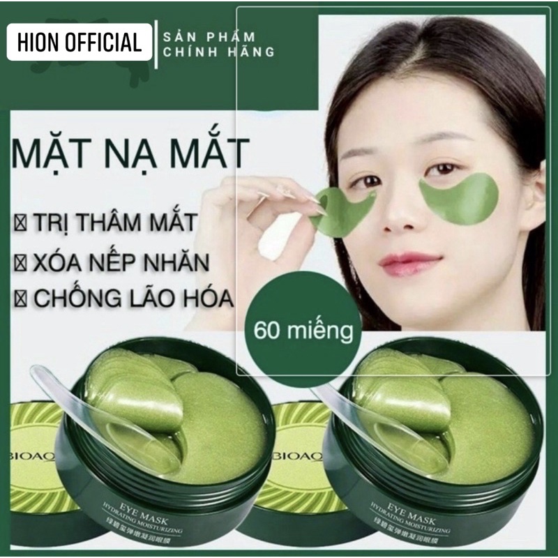 Mặt Nạ Giảm Quầng Thâm, Bọng Mắt, Nh.ăn Mắt Tinh Chất Tảo Biển Của Bioaqua
