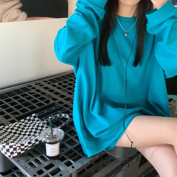 Bộ Đồ Thể Thao Size Lớn Áo Tay Dài Phối Quần Short Thời Trang Cho Nữ