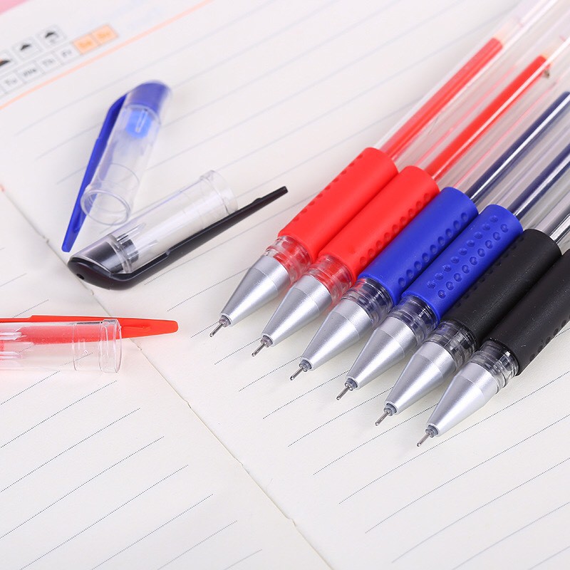 Bút bi mực nước văn phòng ngòi 0.5mm viết mực đều, nét chữ đẹp