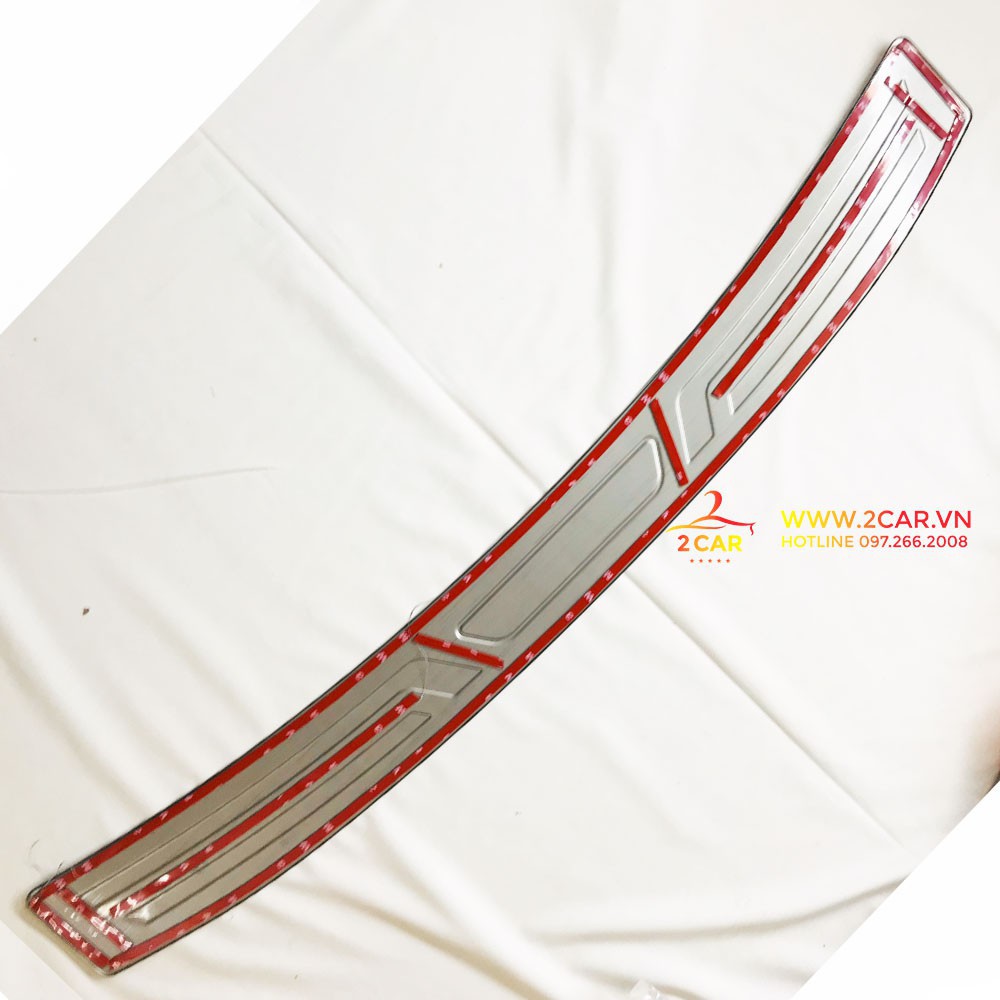 Ốp Chống Trầy Cốp Ngoài Xe Hyundai Accent 2018-2020, chất liệu Inox
