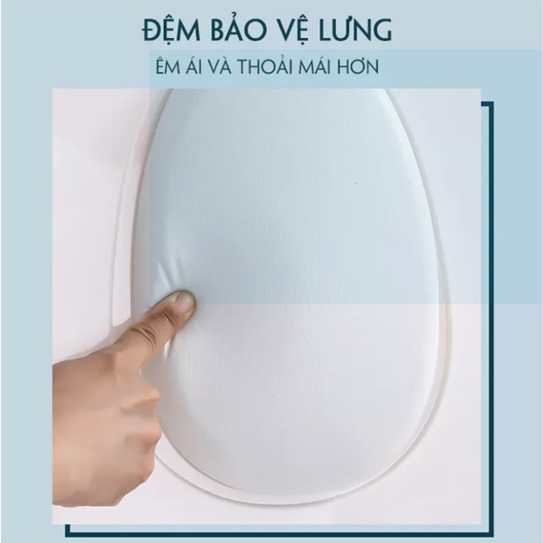 Bồn cầu di động cao cấp, bô vệ sinh trong nhà tiện lợi cho người già, bà bầu, người bệnh có tay vịn, tựa lưng chắc chắn