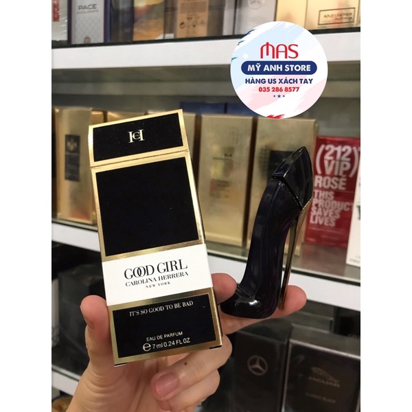 Nước hoa mini 𝐆𝐨𝐨𝐝 𝐆𝐢𝐫𝐥 𝐂𝐚𝐫𝐨𝐥𝐢𝐧𝐚 𝐇𝐞𝐫𝐫𝐞𝐫𝐚 7ml