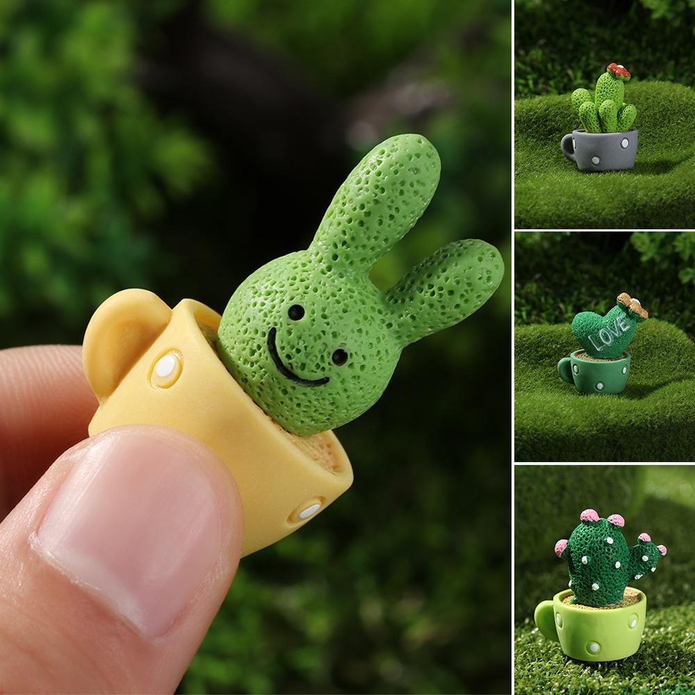 YEW Set 1 / 4 Mô Hình Cây Xương Rồng Mini Dùng Để Trang Trí