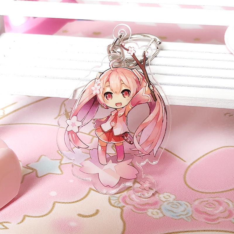 Móc Khóa Hình Nhân Vật Hoạt Hình Hatsune Miku