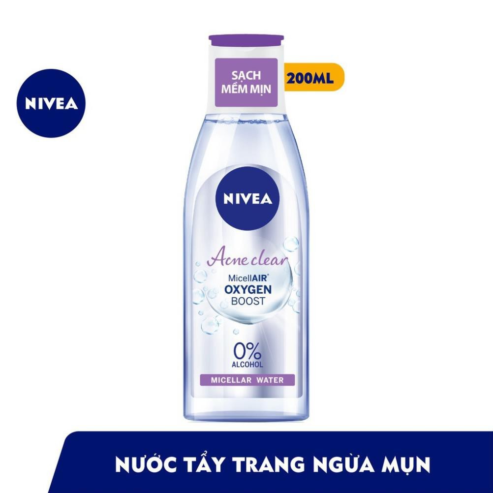 Nước Tẩy Trang NIVEA Acne Care Ngừa Mụn Micellar Water (200ml)  - 101042