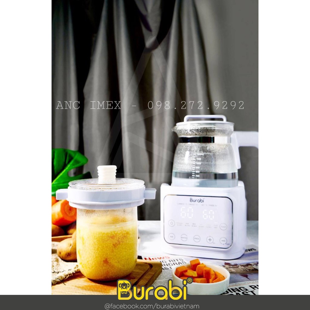 Phụ kiện ấm đun nước đa năng thông minh Burabi