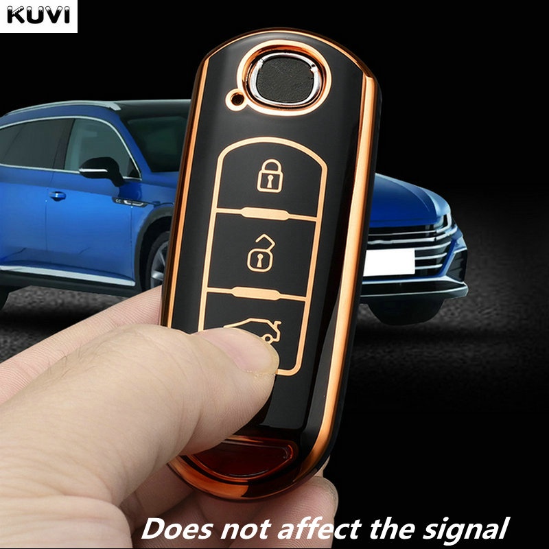 Ốp Bảo Vệ Chìa Khóa Xe Hơi Bằng Tpu Cao Cấp Cho Mazda 2 3 5 6 Demi CX-3 CX-4 CX-5 CX-7 CX-9 MX5 CX8 Axela Atenza 2015-2019